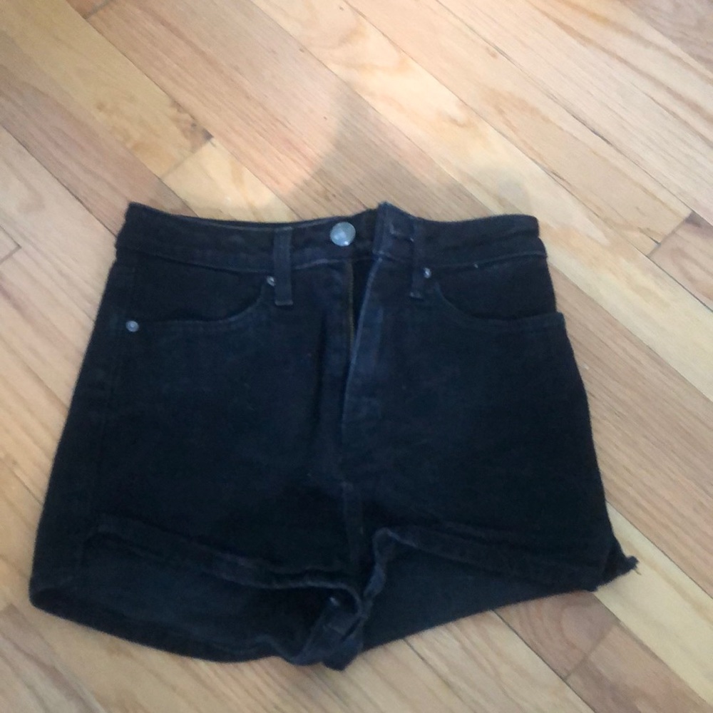 Black BDG jean shorts